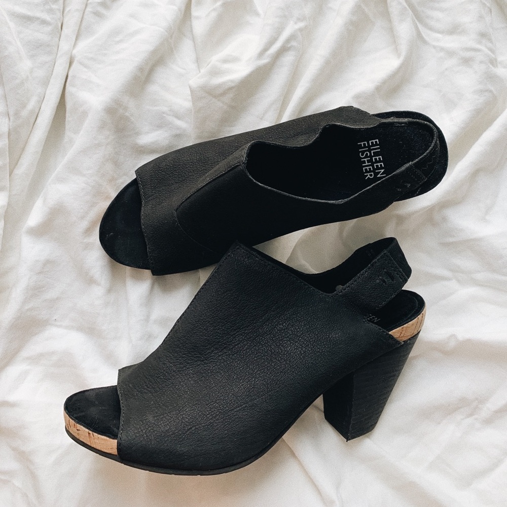 Eileen Fisher Cork Lined Sandal